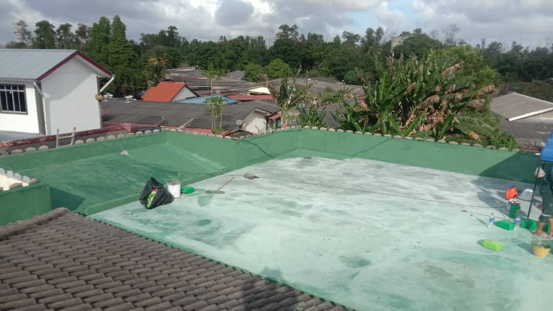 Misi Waterproofing di Masjid Binjai, Kemaman.