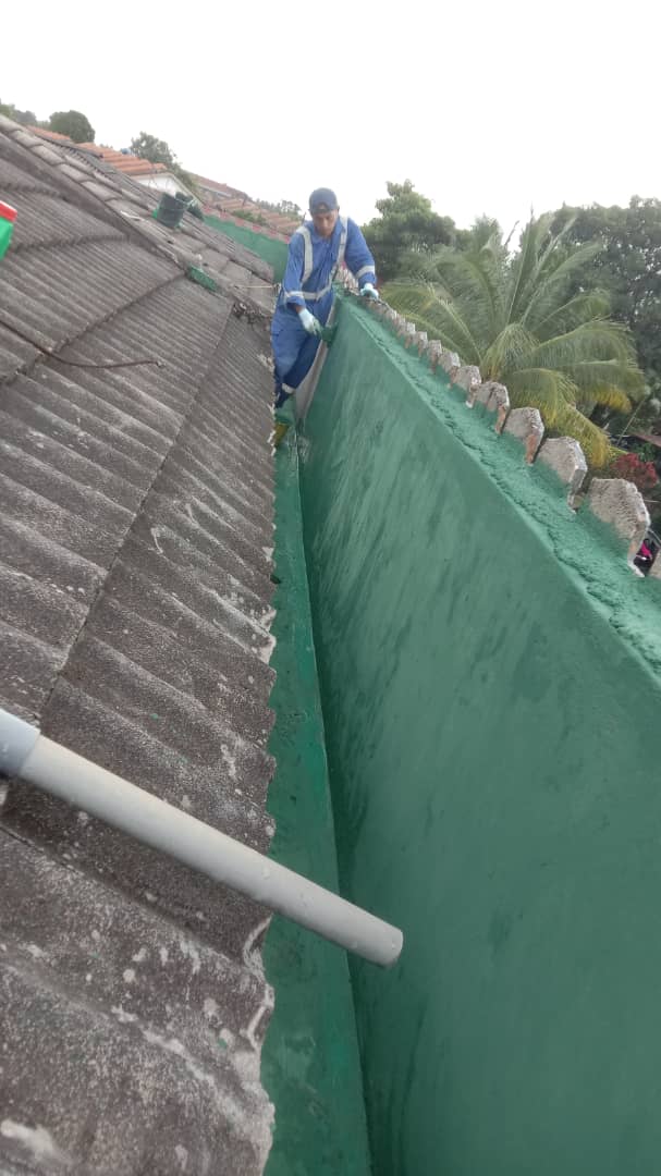 Misi Waterproofing di Masjid Binjai, Kemaman.
