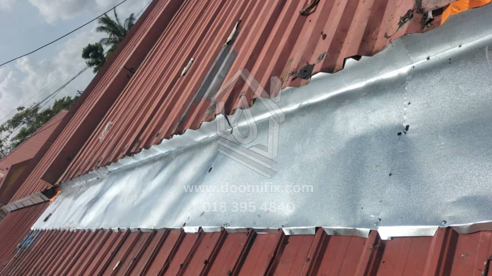 Roofing dan Waterproofing Area Dungun dan Kerteh: Alhamdulillah..Siap Hari Ini!