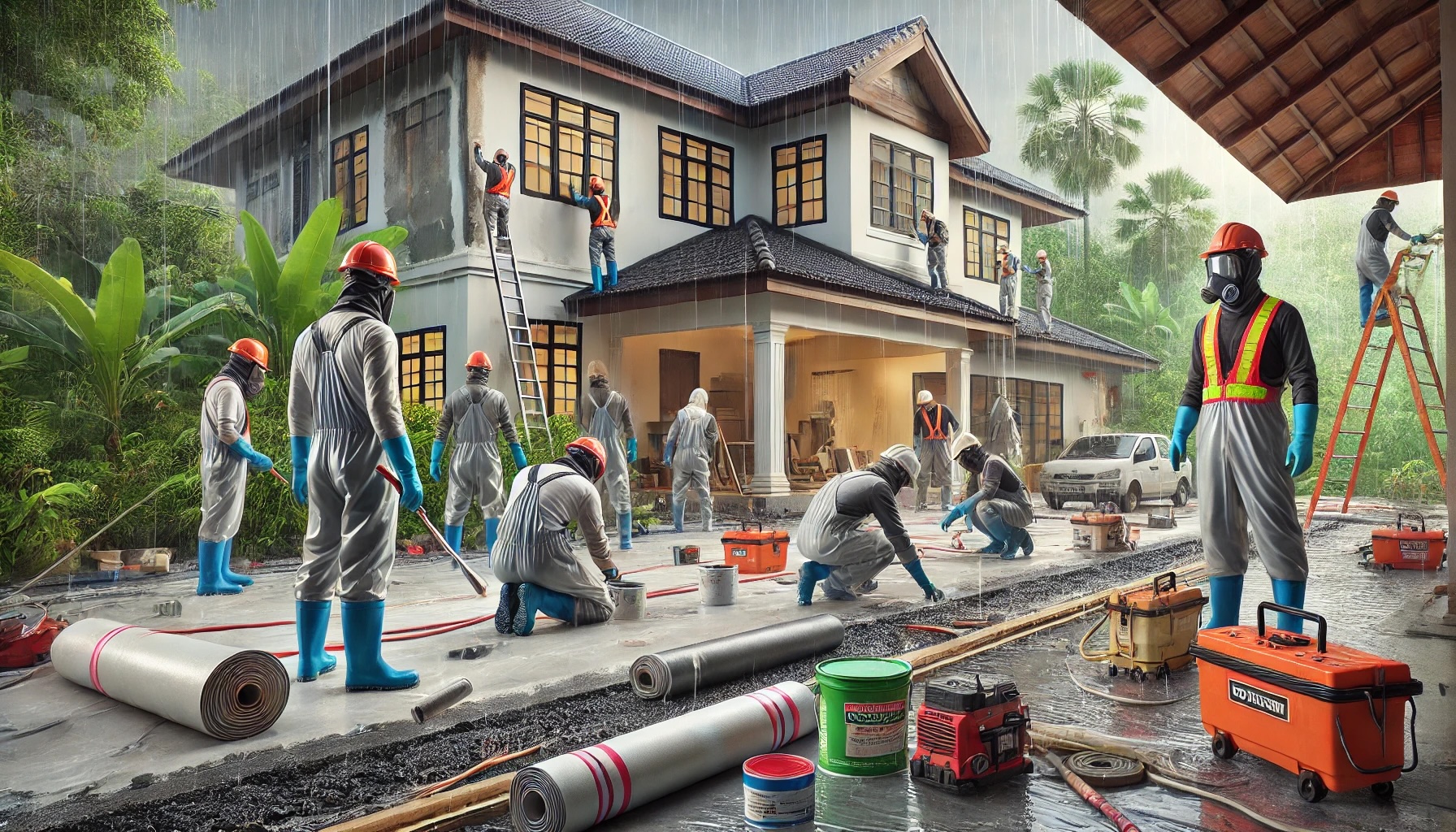 Image for Elak Rumah Lembap: Rahsia Damp Proofing & Moisture Barrier Terbaik!