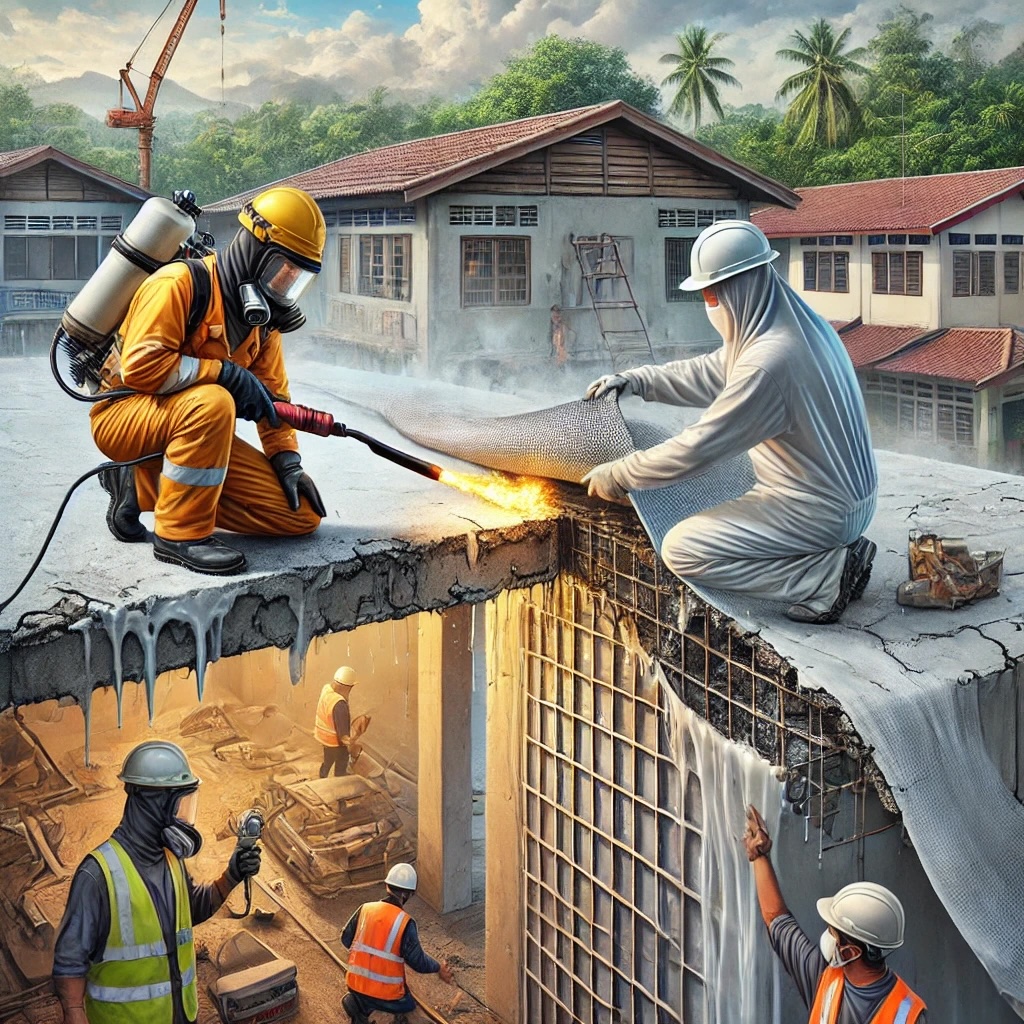 Image for Boost Your Building's Durability: Torch & Fiber Mesh Magic
