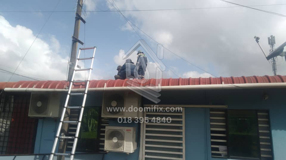 Roofing dan Waterproofing Area Dungun dan Kerteh: Alhamdulillah..Siap Hari Ini!