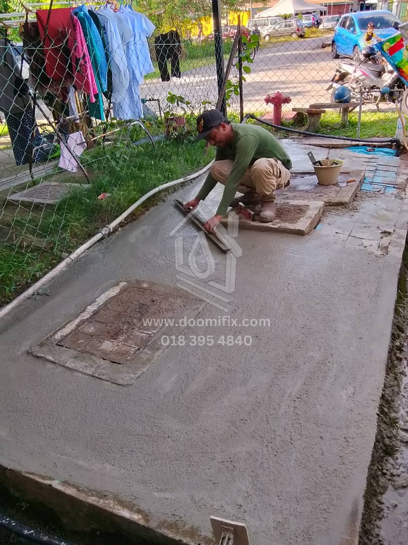 Image for Alhamdulillah, siap kerja-kerja slab di Bandar Kemaman 