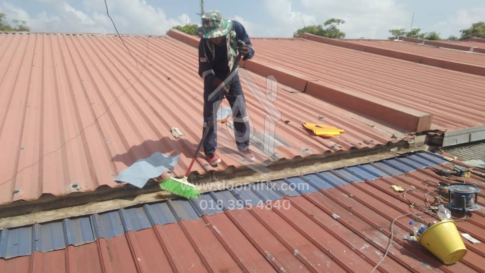 Roofing dan Waterproofing Area Dungun dan Kerteh: Alhamdulillah..Siap Hari Ini!