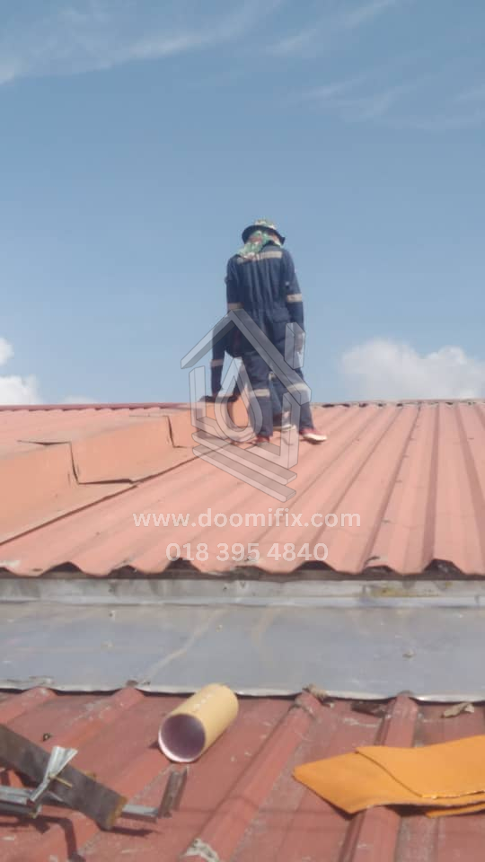 Roofing dan Waterproofing Area Dungun dan Kerteh: Alhamdulillah..Siap Hari Ini!