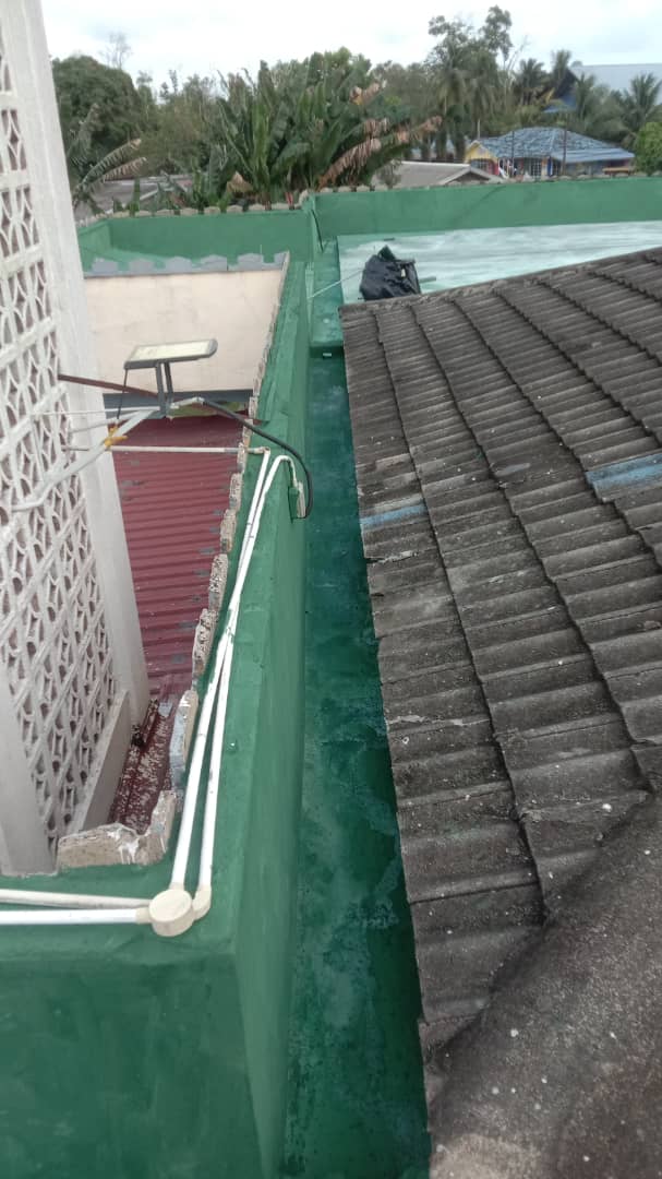 Misi Waterproofing di Masjid Binjai, Kemaman.