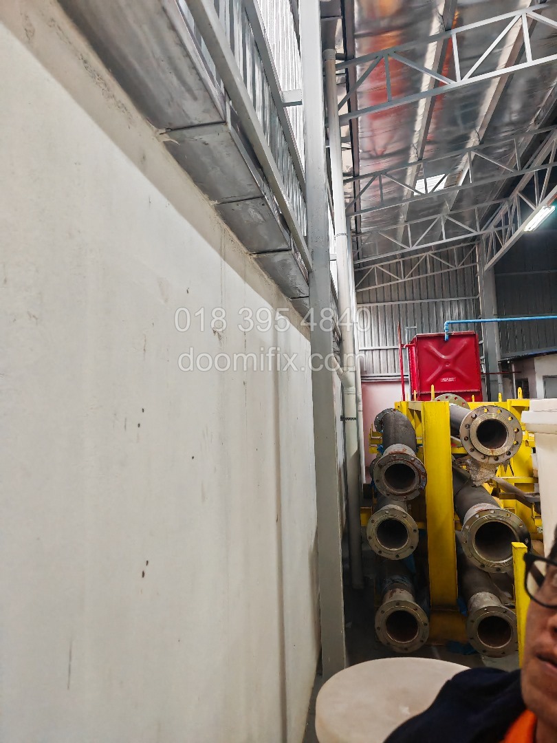 Penyelesaian Kebocoran & Waterproofing Slab Rectification Work