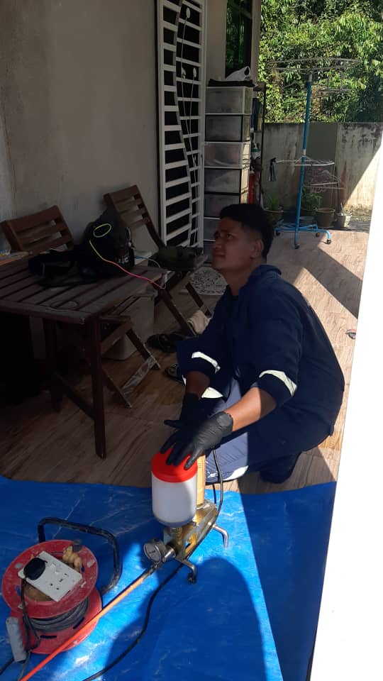 Structural Repair Work dengan PU Injection
